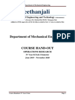 Geethanjali: Department of Mechanical Engineering