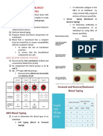 Immunohematology/ Blood Banking