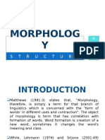 Introduction and Basic Terminologies of Morphology