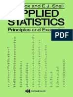 Pub Applied Statistics Principles and Examples