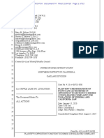 Counsel For Lead Plaintiff Bradley Sostack: Plaintiff'S Opposition To Motion To Dismiss Consolidated Complaint