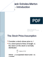 The Black-Scholes-Merton Model - Introduction