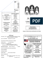 ST Andrews Bulletin 110319 All Saints