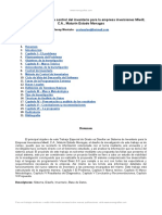 Sistema Control Inventario Empresa Inversiones