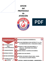 Afiche Del Protocolo de Atencion de Codigo Rojo