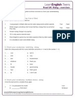 Slang - Exercises 0 PDF