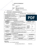 Sesión de Aprendizaje Comunicación Bloque 1