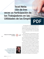 Utilidad Fiscal Neta Utilidades de Los Trabajadores