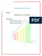 Estimacion de La Demanda