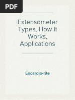 Extensometer Types, How It Works, Applications by Encardio-Rite