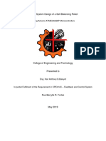 Control System Design of A Self-Balancing Robot: (Using Arduino ATMEGA328P Microcontroller)