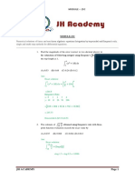 Sub: Mathematics Module - 15C