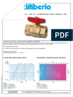 Cim 312CR: Full Bore Ball Valve - PN 32 - Type T12 - Aluminium Butterfly Handle - DZR Brass CR