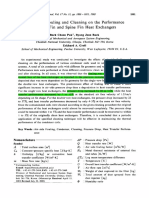 Impact of Fouling and Cleaning of Plate Fin Heat Exchanger