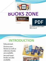 Books Zone: Presented By: Akanksha Nanen Toppo MBA/10043/18