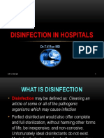 Disinfection in Hospitals: Dr.T.V.Rao MD