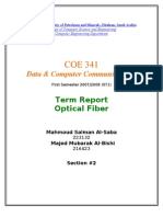 Data & Computer Communications: Term Report Optical Fiber