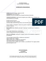 Modelo de Entrevista - Vasectomia PDF