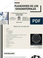 Aplicación de Nanomateriales - 2018