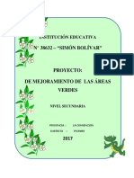 Proyecto de Implementacion de Areas Verdes