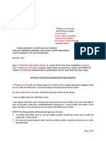 Affidavit of Status As Secured Party,/ A Fictitious Corporation/not Responsible For Any Debt From The All Capital Legal Name