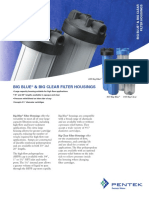 Pentek Big Blue Housings PDF