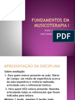 Fundamentos em Musicoterapia I