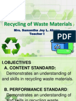 Benefits in Recycling