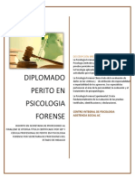 Temario Diplomado en Psicologia Forense