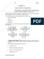 Practical 1: AIM-Introduction To Computer Graphics and Its Applications