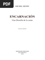 Henry, M. Encarnacion. Filosofía de La Carne