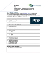 The Quality & Safety Challenge 2012: Full Proposal Template