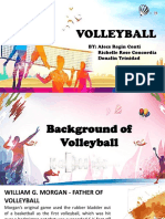 Volleyball: BY: Alecs Regin Conti Richelle Rose Concordia Donalin Trinidad