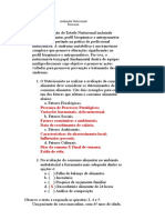 Exercícios de Avaliação Nutricional