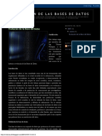 Evolucion de Las Bases de Datos