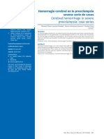 Hemorragia Cerebral en La Preeclampsia Severa