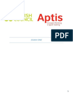 Aptis Speaking Sample Papers