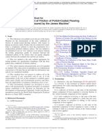 Static Coefficient of Friction of Polish-Coated Flooring Surfaces As Measured by The James Machine