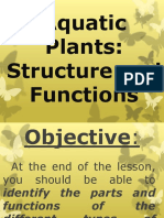 Aquatic Plants: Structure and Functions