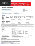 Your Electronic Ticket Receipt PDF