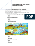 Prueba Trimestral CIENCIAS NATURALES