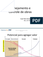 Planejamento e Controle de Obras