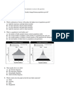 Population Study Guide Questions