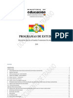 Programas de Estudio Nivel Inicial 2019