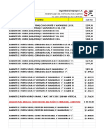 Lista de Precios - División Seguridad