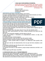 A Transformação de Vida Que Você Espera É Possível