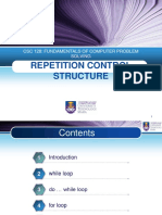 Topic 4 - Repetition Control Structure 