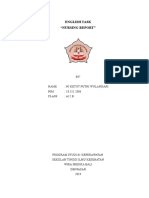 English Task Nursing Report