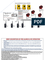 Schematic of FIRE ALARM (ESD or ILSD) & VHF Trans Receiver To VHF RADIO UNIT / PA System or PAGE PHONE