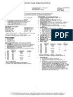 Injection Pump Specification ©